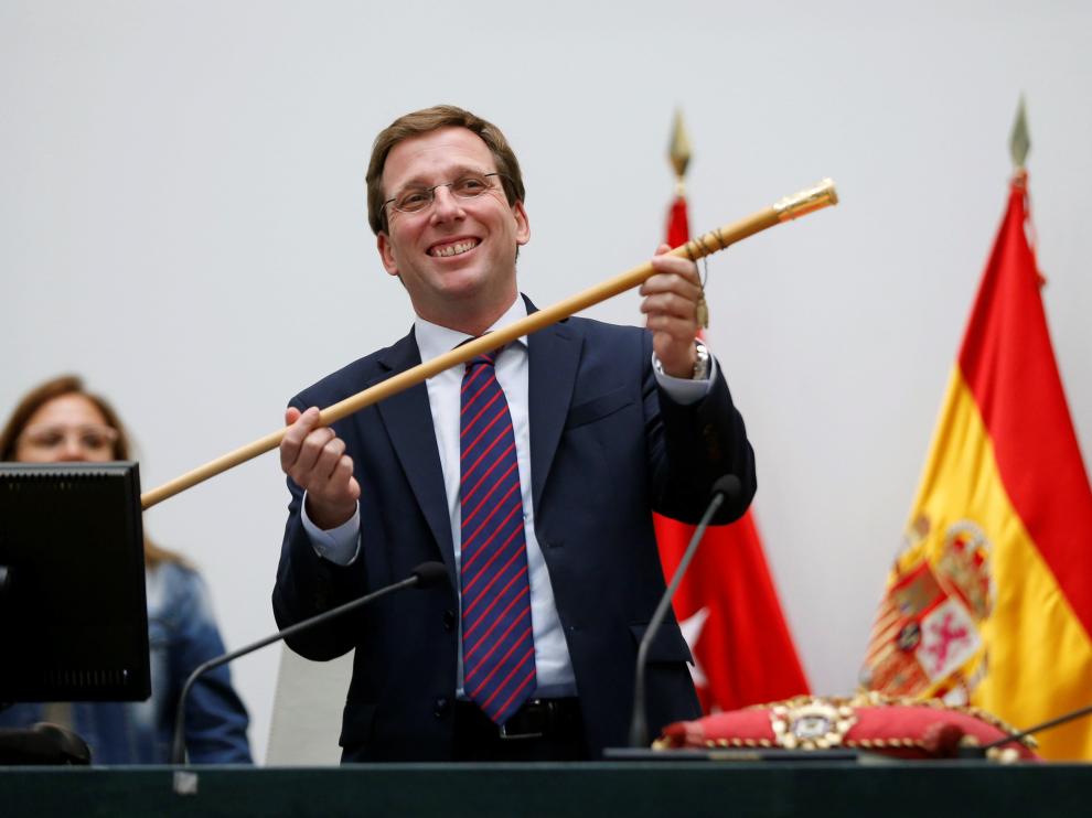 Almeida (PP), proclamado alcalde de Madrid.