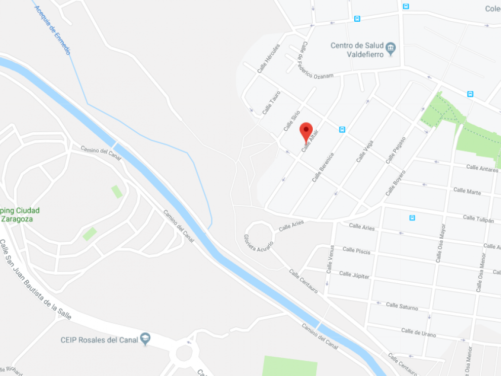 El accidente ocurrió sobre las 18.30 en la calle Altair