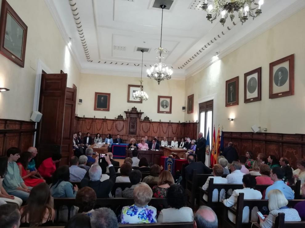 Investidura en el Ayuntamiento de Calatayud.