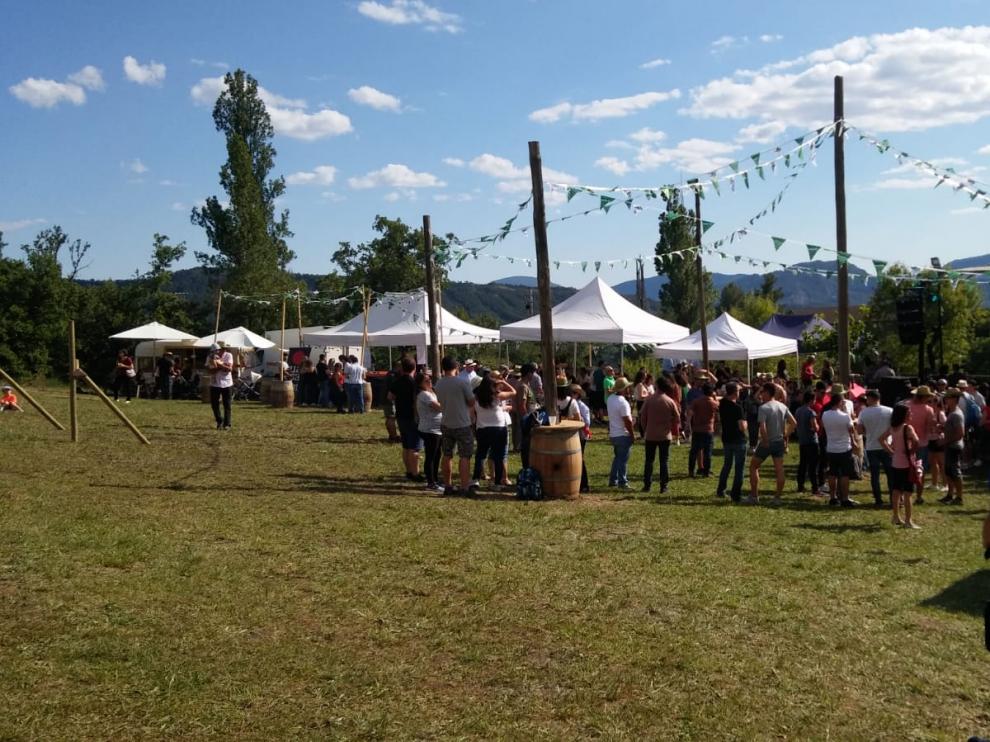 La fiesta de la cerveza en el Pirineo.