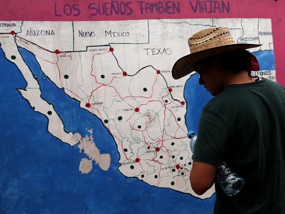 Detenidos casi 800 migrantes al sur de México.