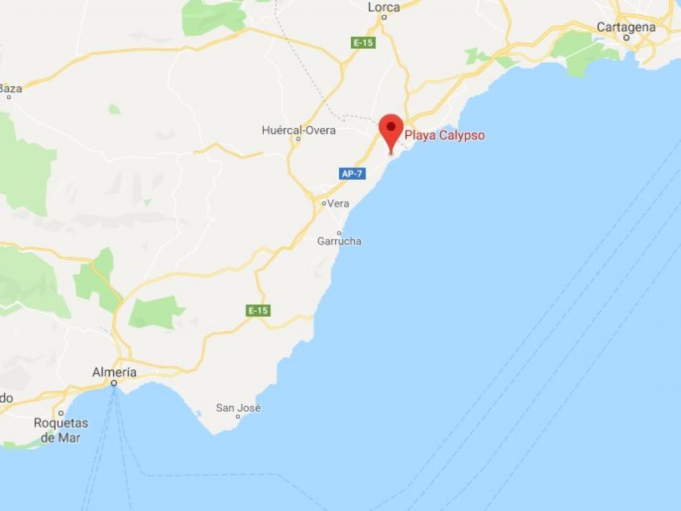 Playa de Pulpi en Almería.