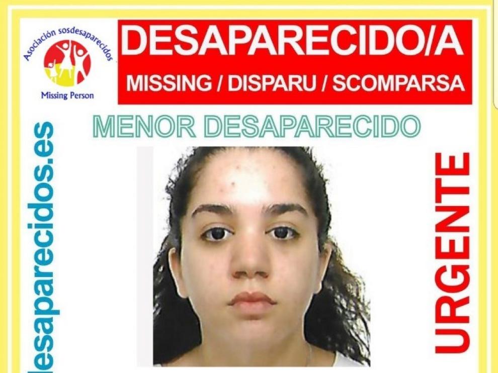 La menor desaparecida.