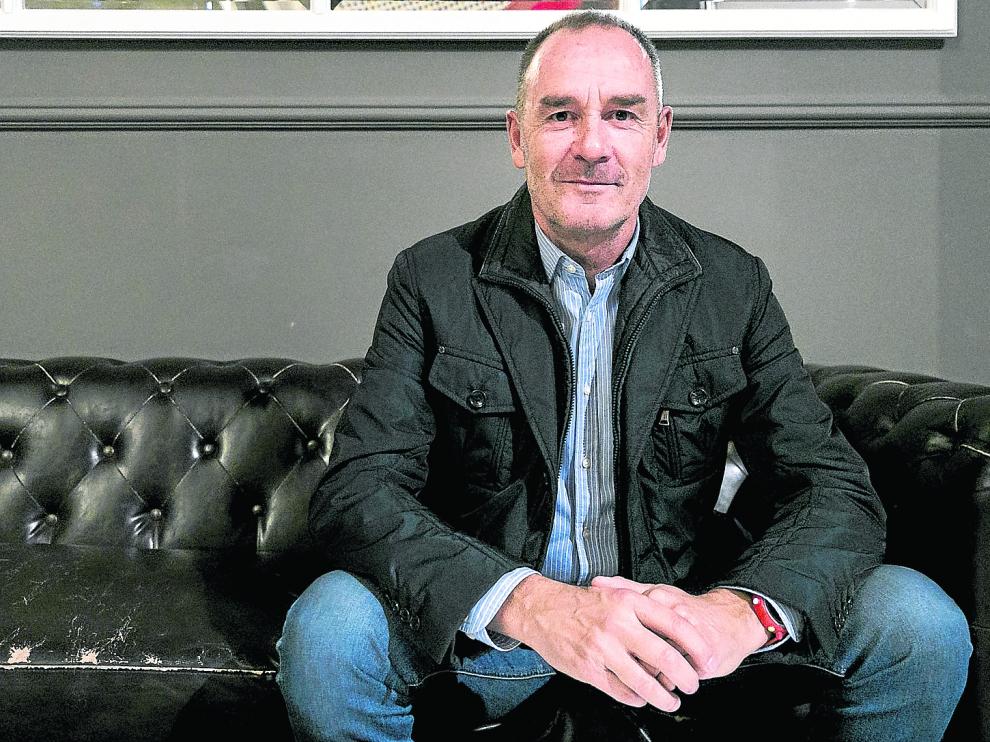 Víctor Fernández posa para HERALDO DE ARAGÓN.