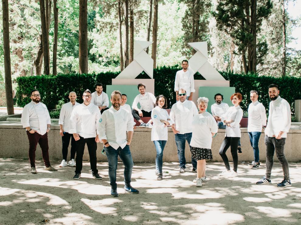 Quince profesionales de la pastelería participaron en este encuentro en Huesca.