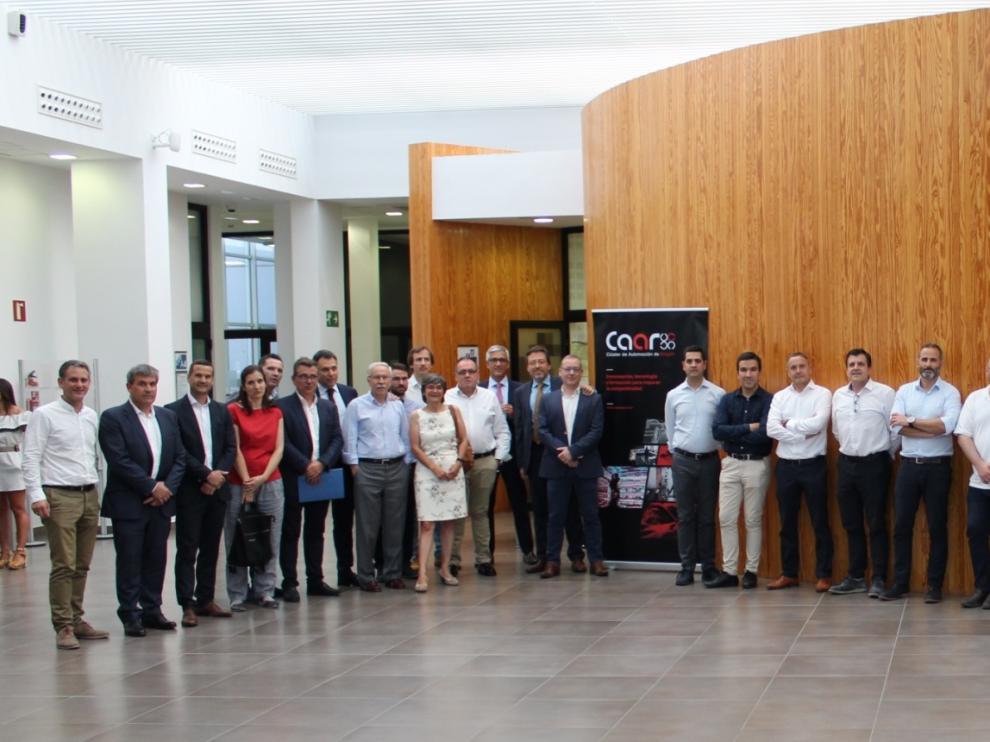 Los miembros del CAAR se reunieron este martes en Zaragoza.