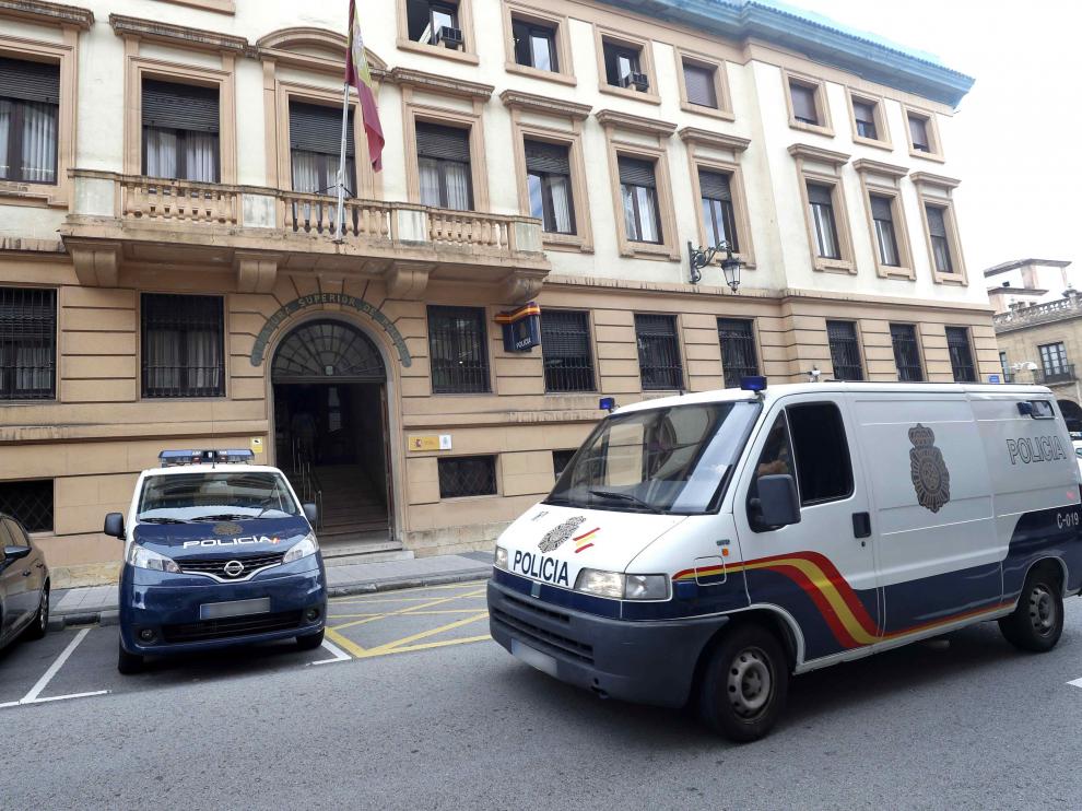 Jefatura Superior de la Policía de Asturias en Oviedo.