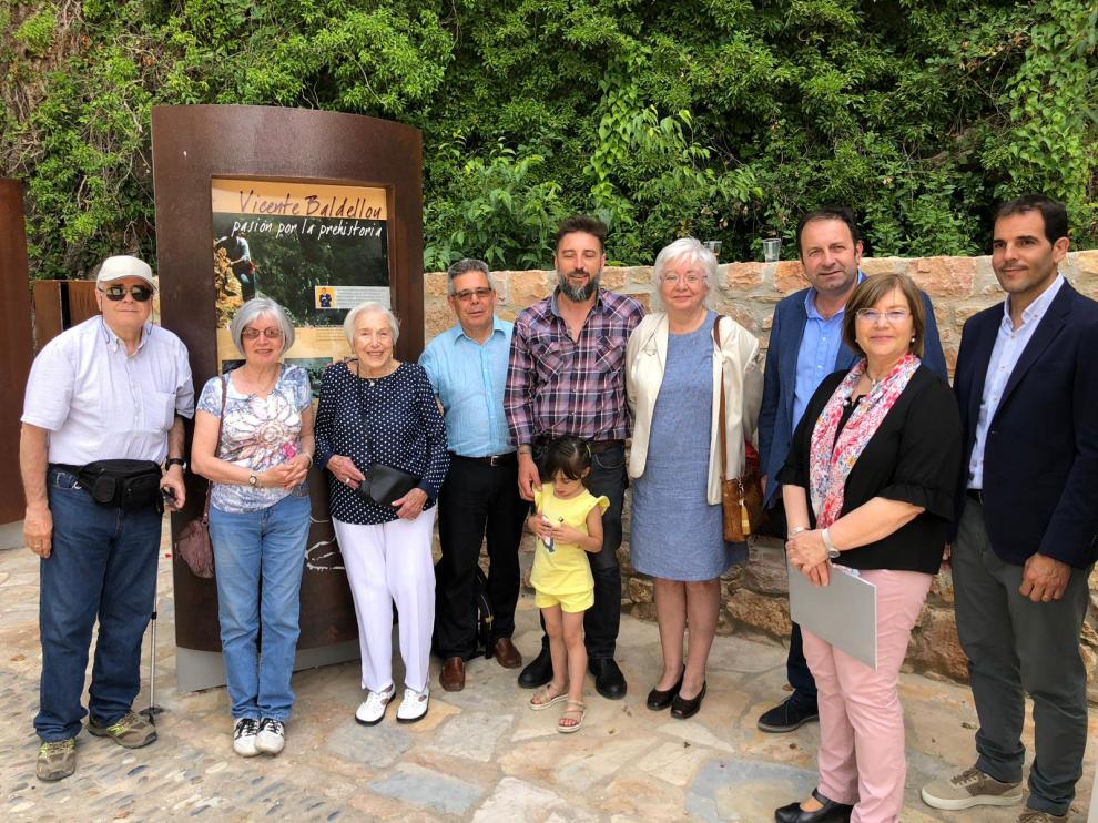 Familiares de Vicente Baldellou.