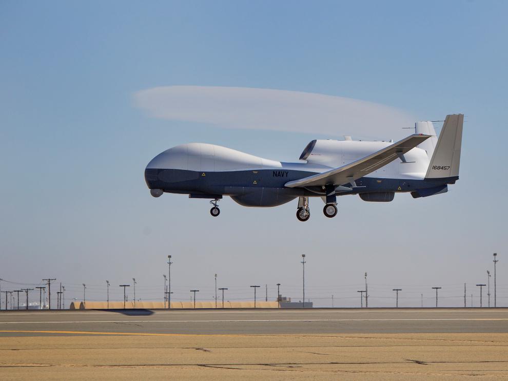 Imagen de archivo de un dron MQ-3C de las fuerzas aéreas estadounidenses.