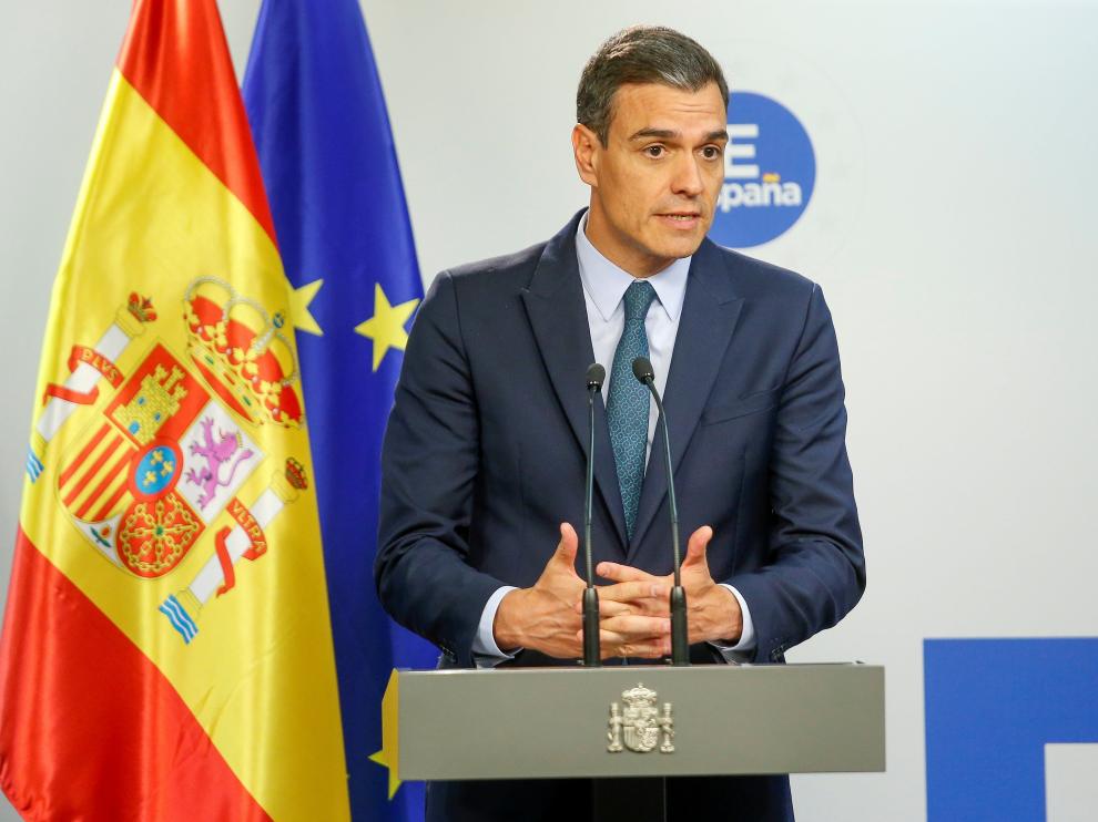 El presidente en funciones, Pedro Sánchez.