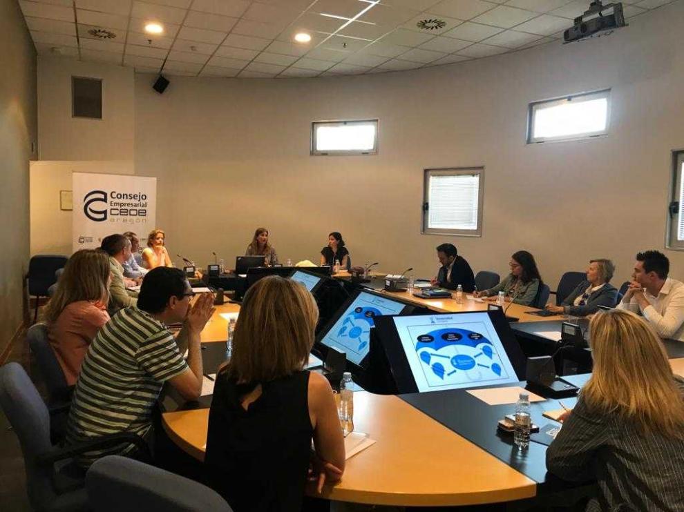 El Consejo Empresarial de CEOE Aragón se reunió el pasado jueves.