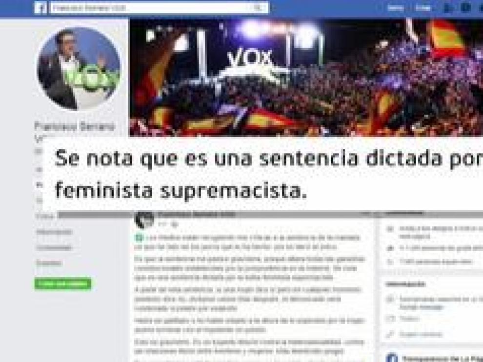 Esta puntualización se produce horas después de que Serrano, cabeza de lista del partido en las elecciones andaluzas, haya considerado en redes sociales que la sentencia por violación a La Manada está "cargada de condicionantes mediáticos y políticos".