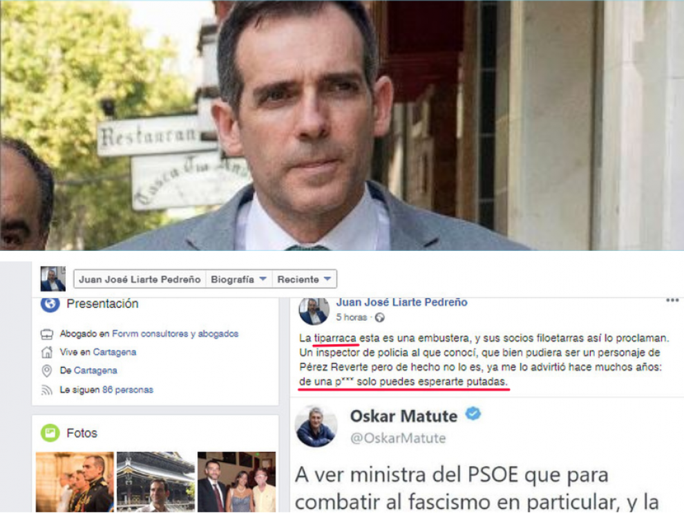 Juan José Liarte y el texto que escribió en Facebook