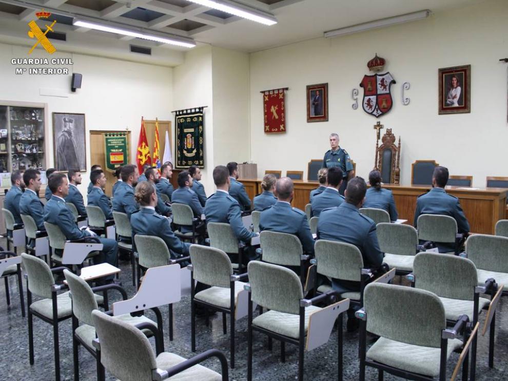 Incorporación de los agentes que prestarán servicio en Zaragoza.