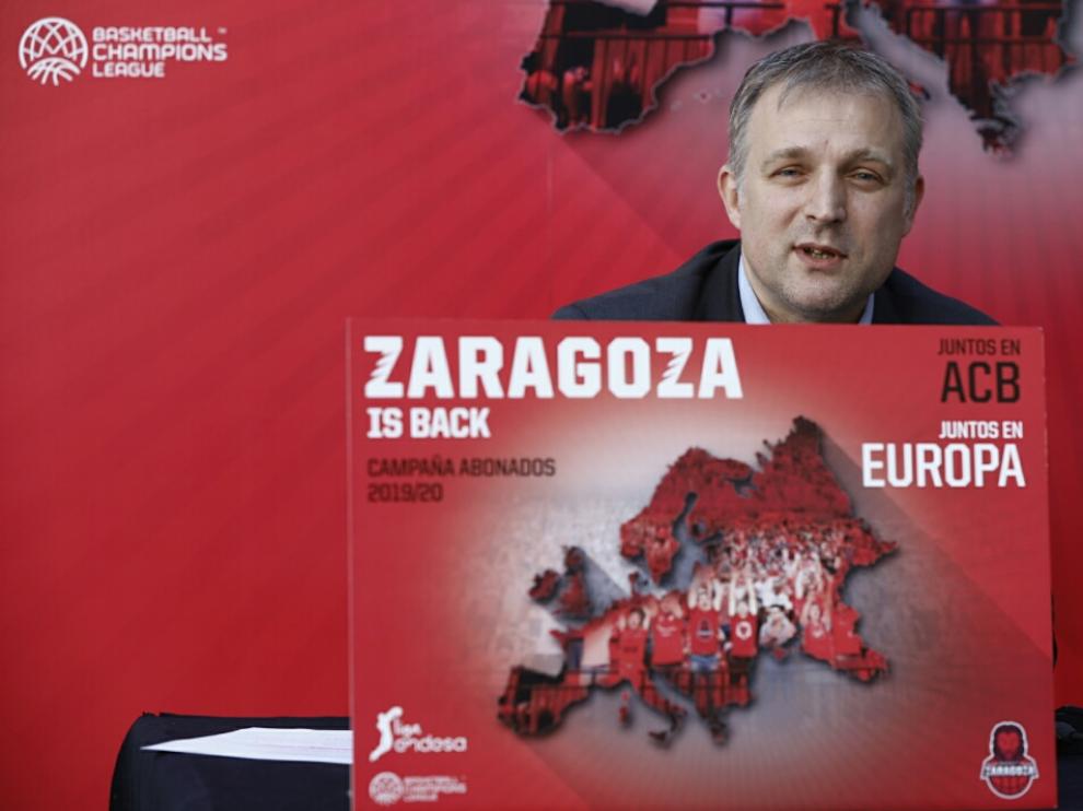 El gerente de Basket Zaragoza, Predrag Savovic