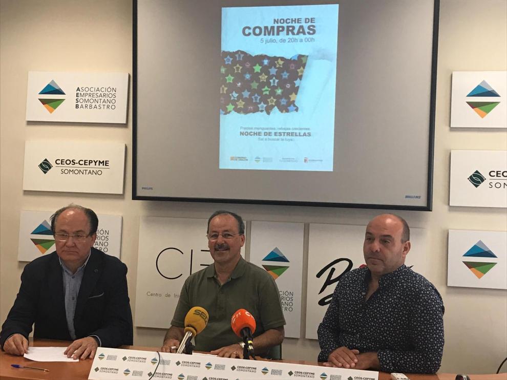 Presentación de la noche de compras de Barbastro.