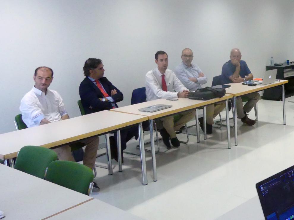 Ponentes en la jornada celebrada ayer en el Seminario de Zaragoza
