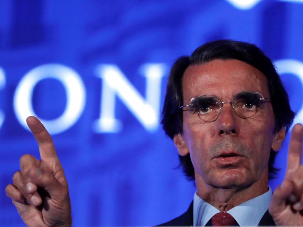 Aznar en el foro AmCham Spain Summit.