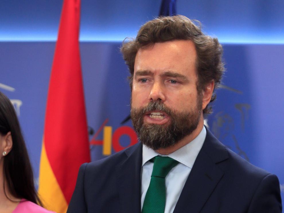 El portavoz de Vox en el Congreso de los Diputados y coordinador de su comité negociador, Iván Espinosa de los Monteros.