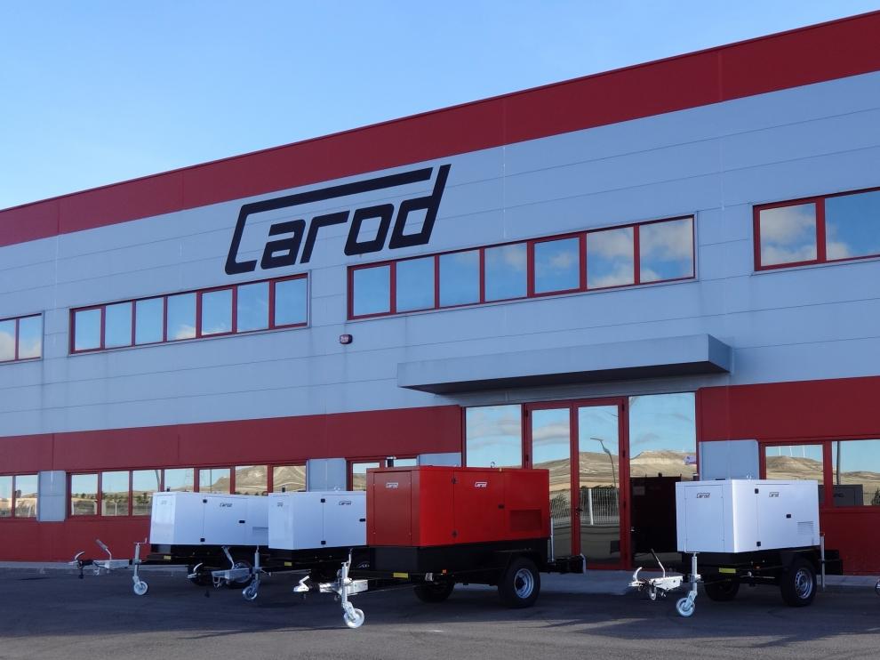 Instalaciones de la empresa Carod en la localidad de Muel, en Zaragoza.