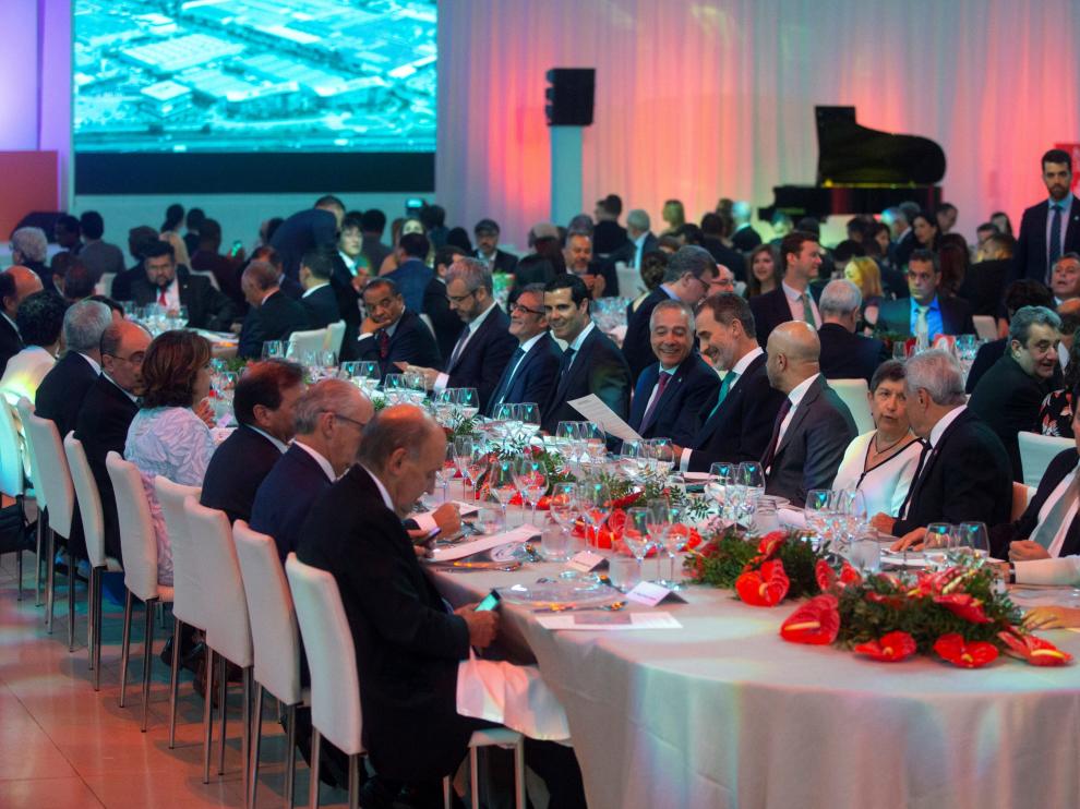 Cena de gala en el Museo de Arte Contemporáneo de Cataluña