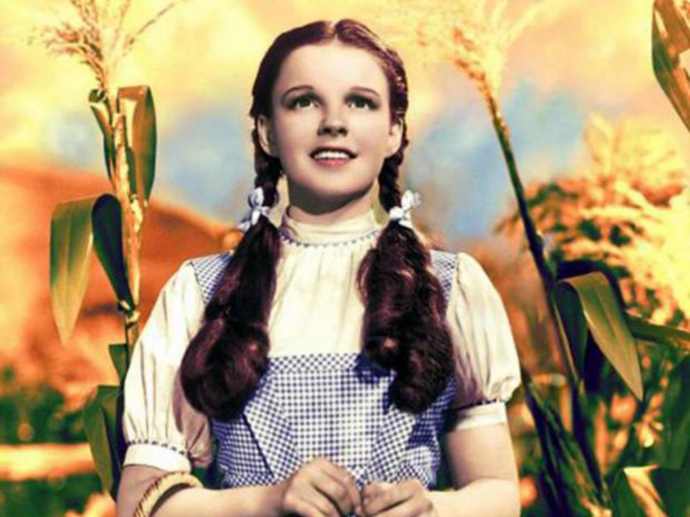 Judy Garland, como Dorothy en 'El mago de Oz'