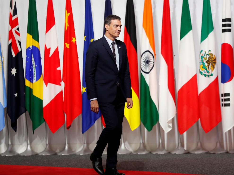 Pedro Sánchez participa en la cumbre del G20 en Osaka.