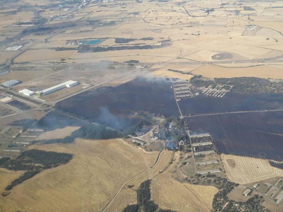"Hemos tenido el fuego a 20 metros de la empresa"