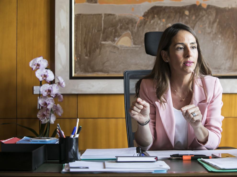 María Navarro, concejal de Presidencia, Hacienda e Interior y portavoz del gobierno municipal, en su despacho del Ayuntamiento.
