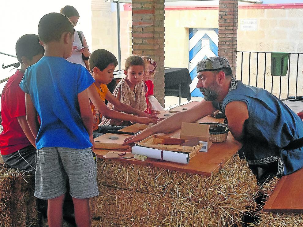 Los más pequeños pudieron ayer disfrutar de actividades durante toda la jornada.