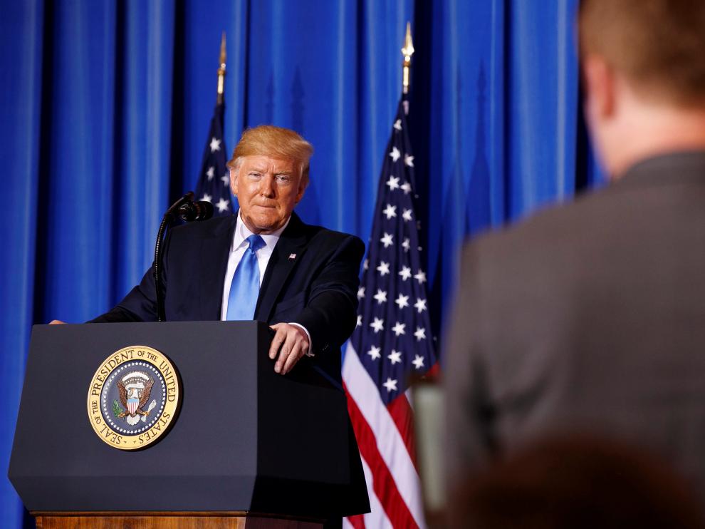 Donald Trump en la cumbre del G20 en Osaka