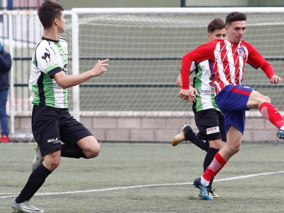 Joaquín Muñoz, durante un envite con el filial del Atlético de Madrid.