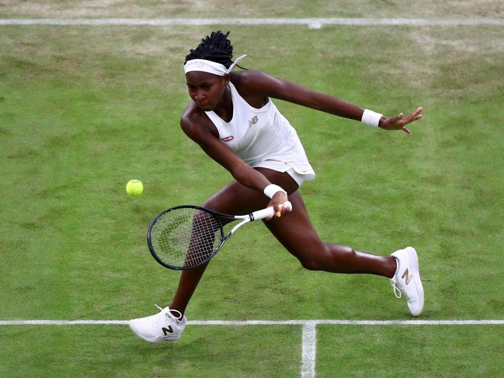 La jugadora de tenis Cori Gauff.