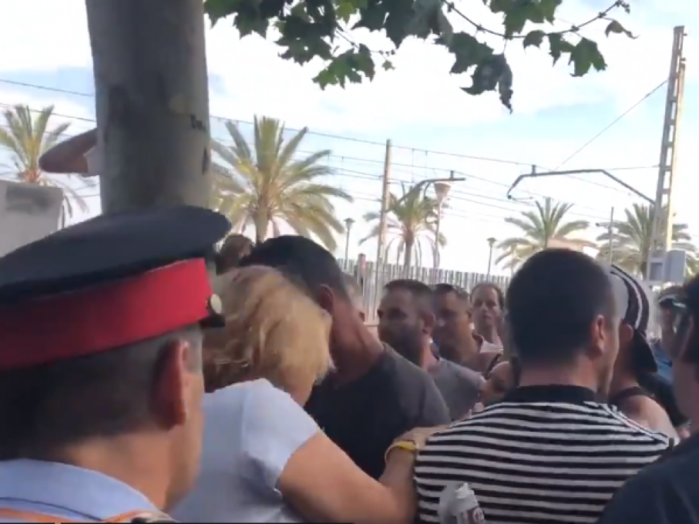 Momentos de tensión en Masnou