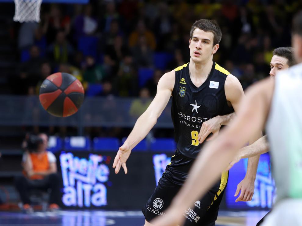 Nico Brussino, nuevo jugador del Basket Zaragoza.