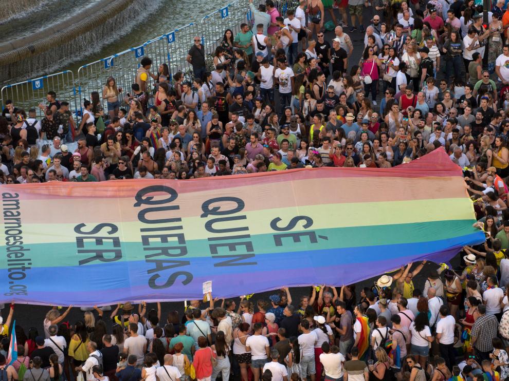 Manifestación del Orgullo 2019 en Madrid