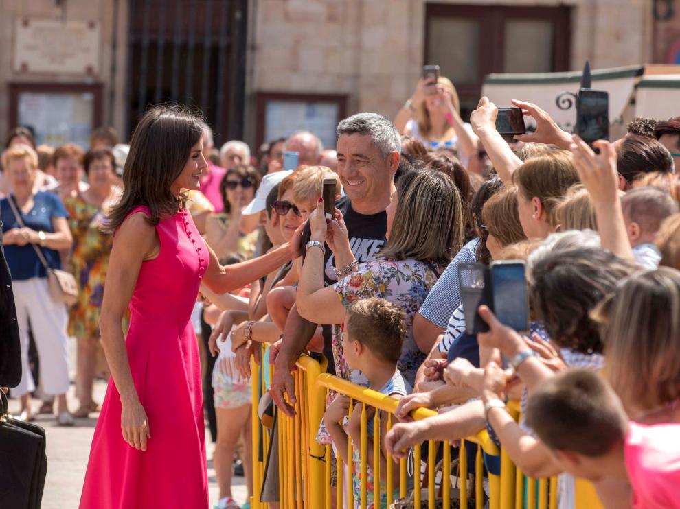La reina Letizia este martes en Almagro.