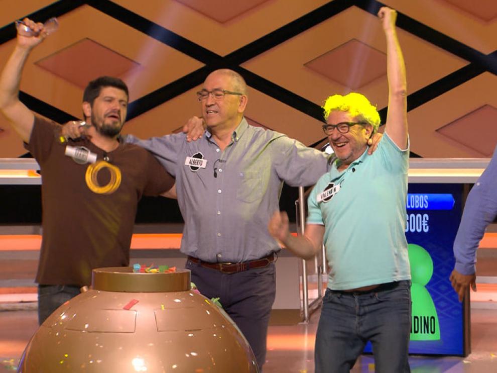 Los Lobos, tras ganar el bote de '¡Boom!'.