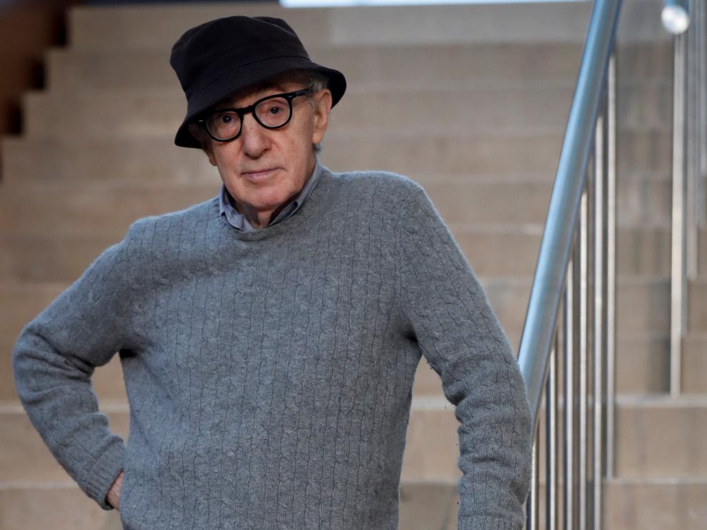 Woody Allen, este martes durante la presentación del rodaje de su nueva película en San Sebastián.