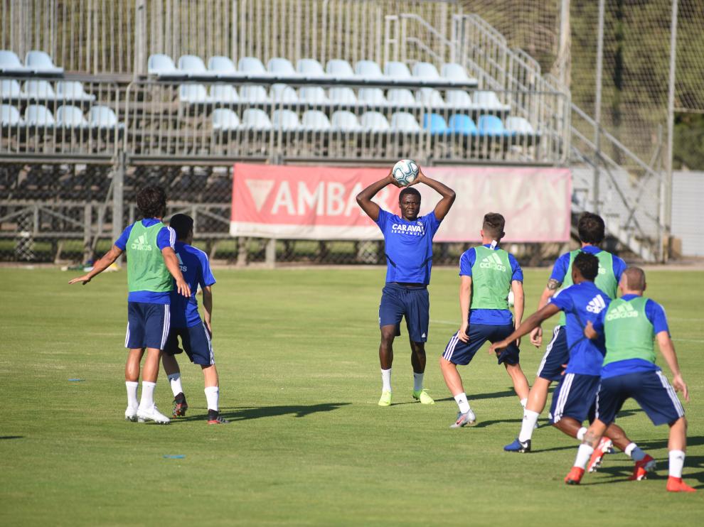 Primer entrenamiento de la pretemporada del Real Zaragoza