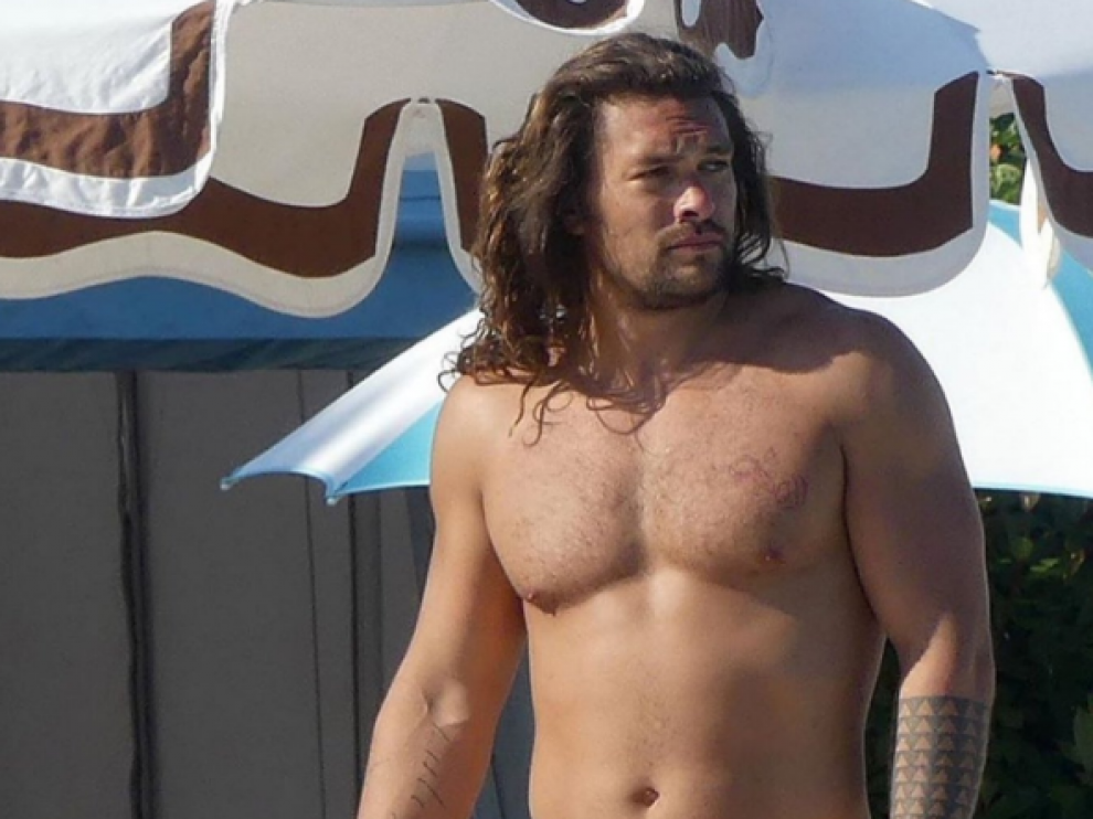 El actor Jason Mamoa.