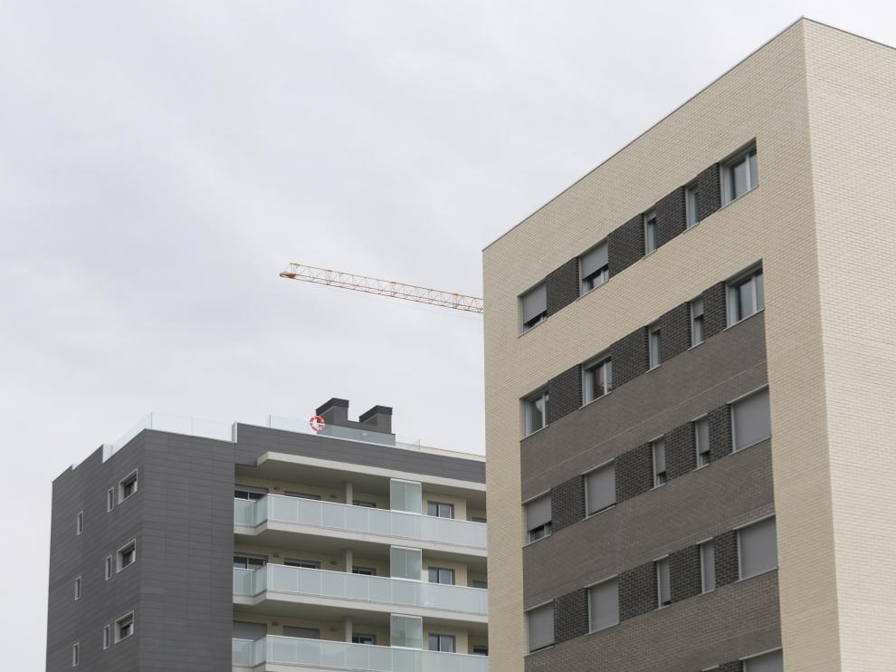 Viviendas nuevas en Zaragoza capital.