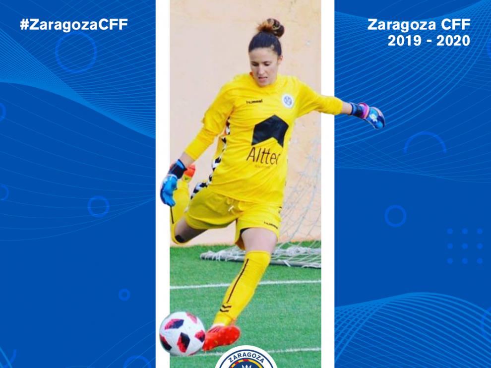 Ana Murga, la nueva portera del Zaragoza Femenino