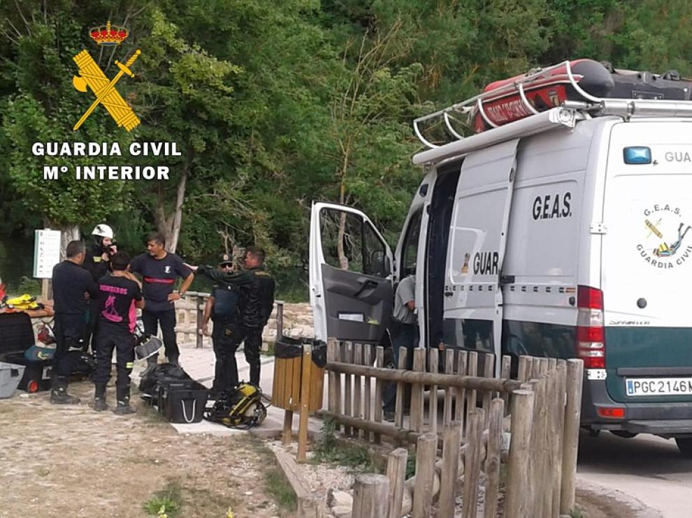 El cuerpo ha sido recuperado por el Grupo Especialista en Actividades Subacuáticas.