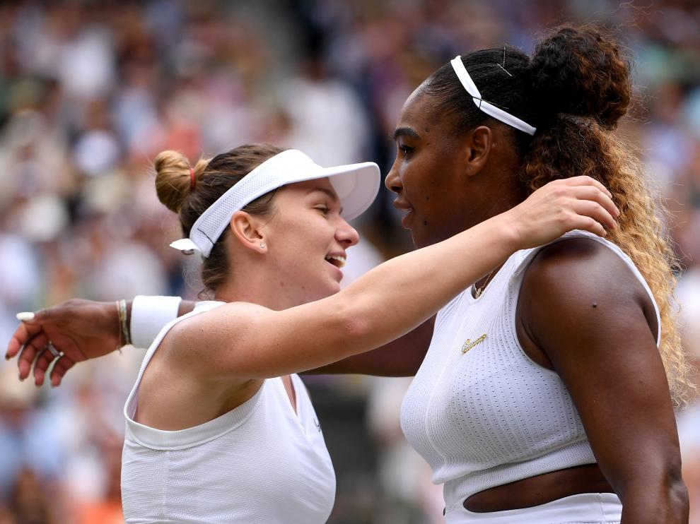 Halep vence a Serena Williams en la final de Wimbledon.