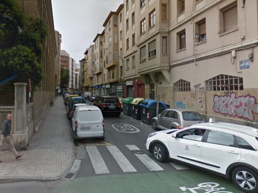 Entrada a la calle del Perpetuo Socorro.