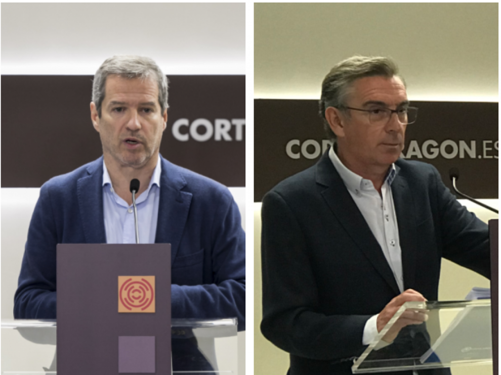 Daniel Pérez Calvo(Cs) y Luis María Beamonte(PP) .