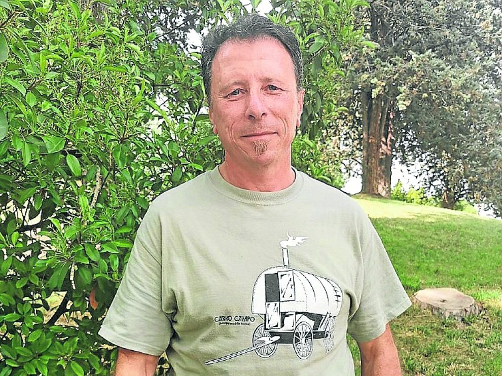 Carlos Tarazona es agente forestal en el Alto Gállego.