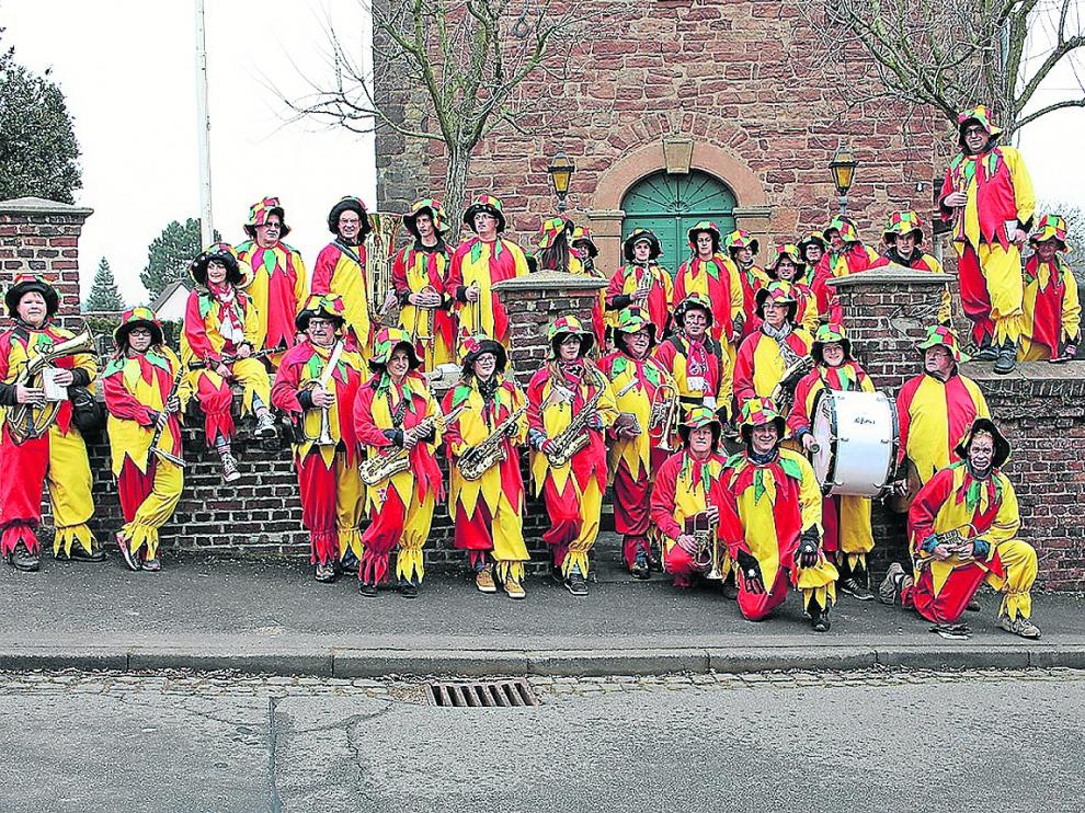 La banda alemana de St. Martin d’Eicks participa por novena vez en el festival jacetano.