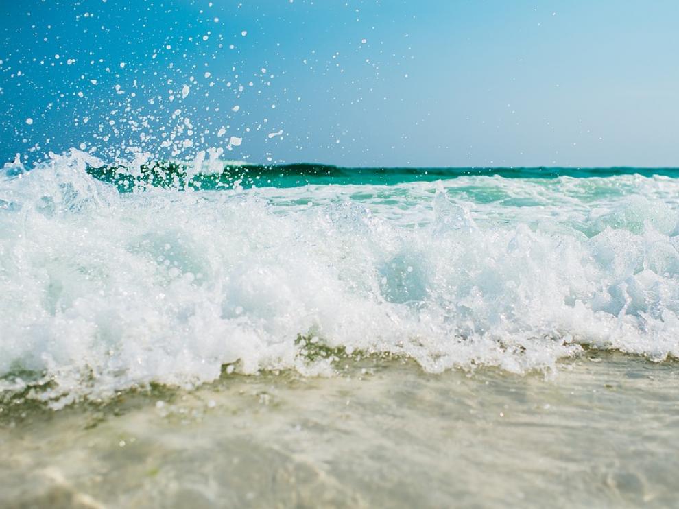 Consiguieron llegar hasta la orilla de la playa aprovechando la presencia de bañistas.
